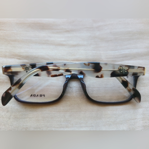 NEW & AUTHENTIC PRADA FRAME MODEL VPR18T-F, SIZE 53-16145, COLOR DHO-101 (BROWN) - Picture 3 of 4